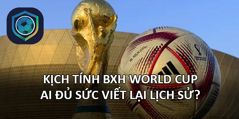 BXH World Cup